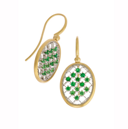 Tsavorite Garnet Earrings