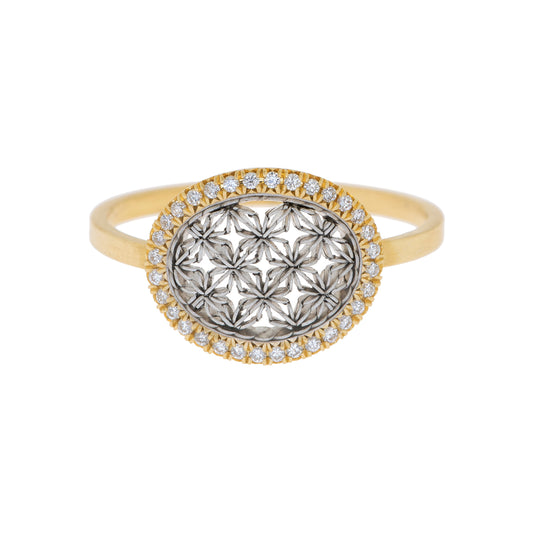 Oval Damask Ring