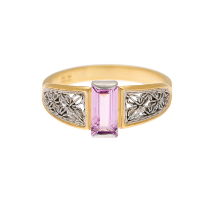 Pink/Purple Sapphire Ring