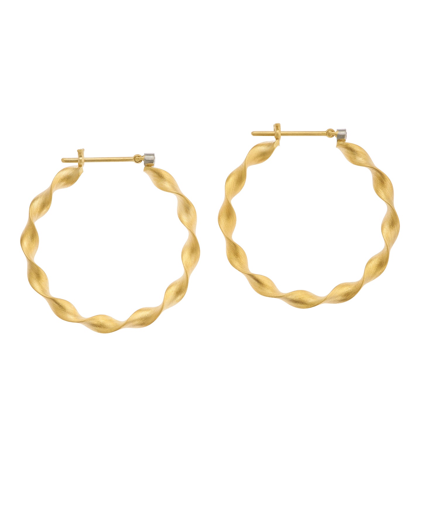 Scroll Hoop Earrings