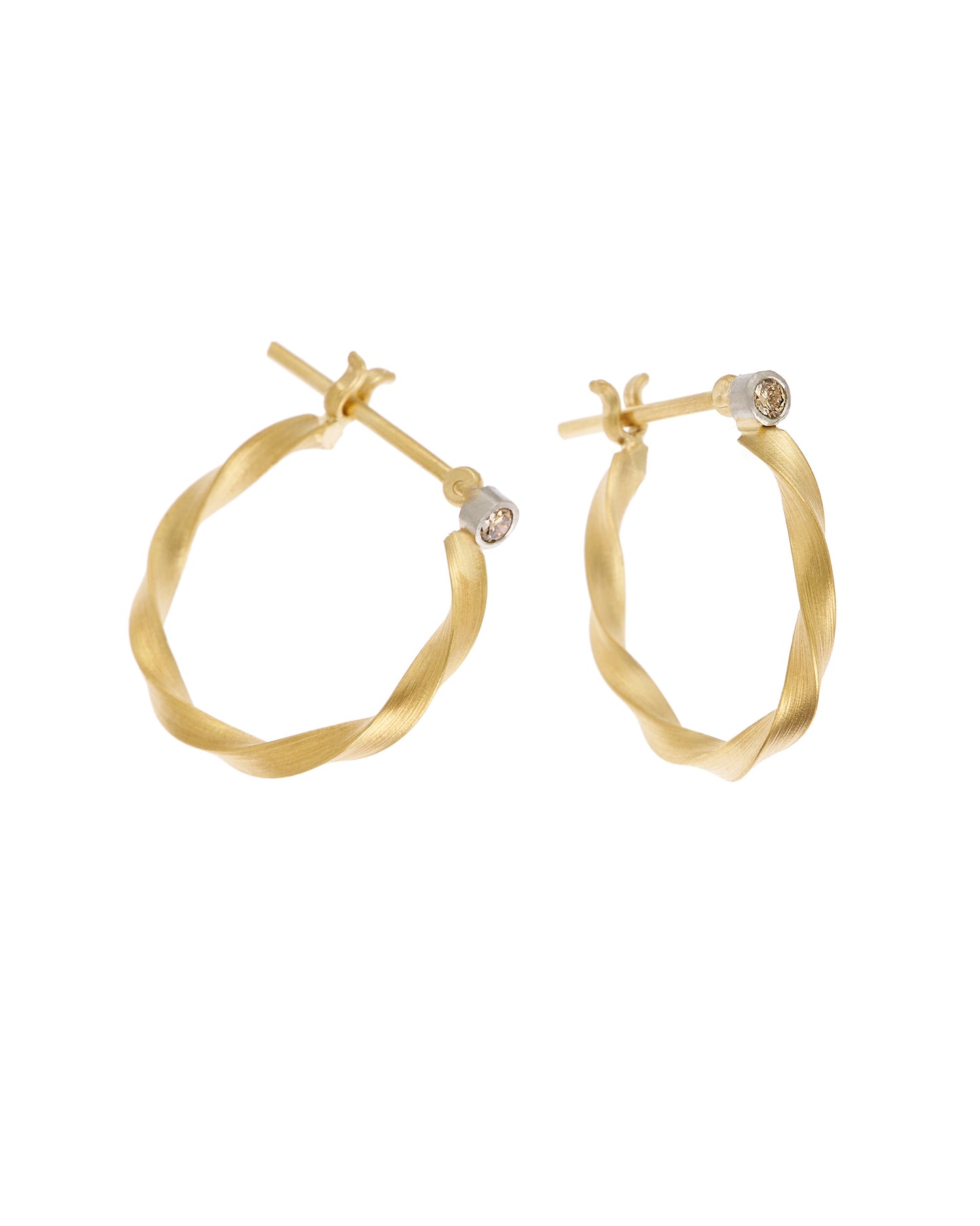 Torque Hoop Earrings