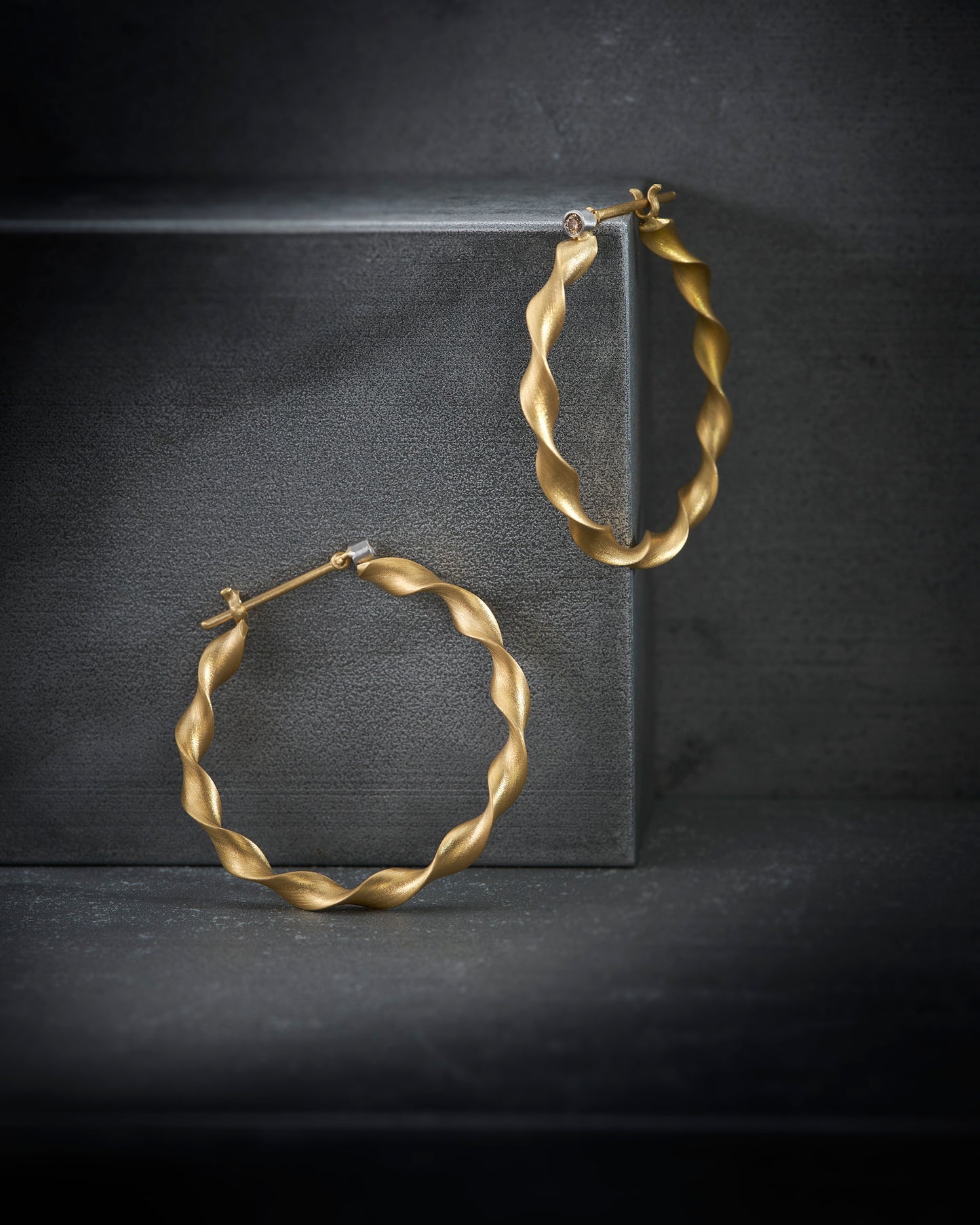 Scroll Hoop Earrings