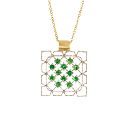 Lacy Frame with Tsavorites