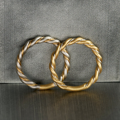 Twisted Ring in Platinum