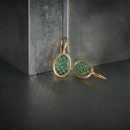 Tsavorite Garnet Earrings