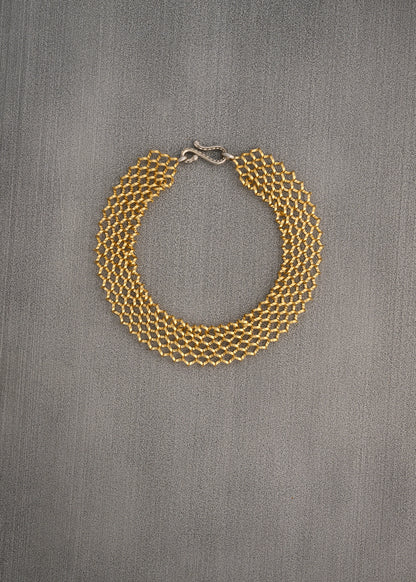 Gold Fluid Bracelet