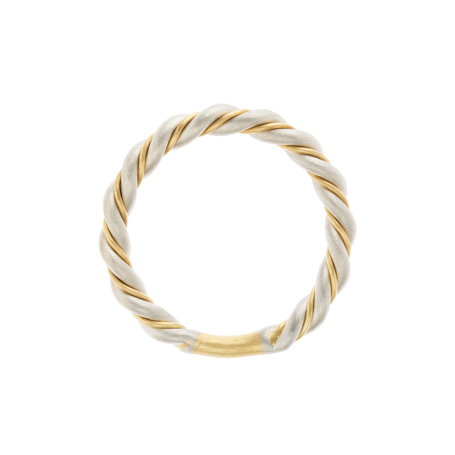 Twisted Ring in Platinum