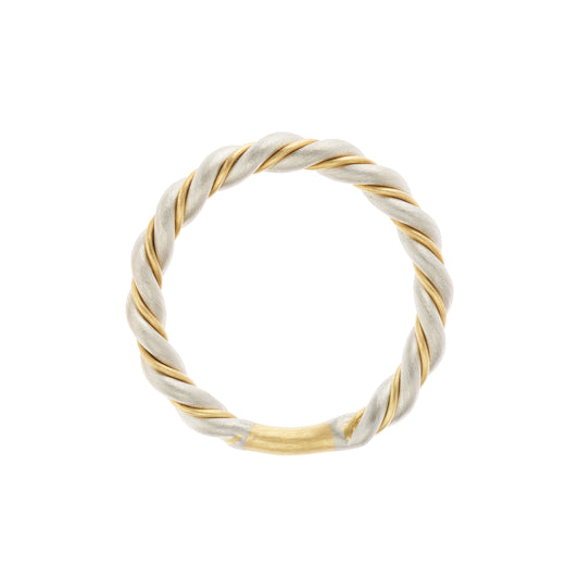 Twisted Ring in Platinum
