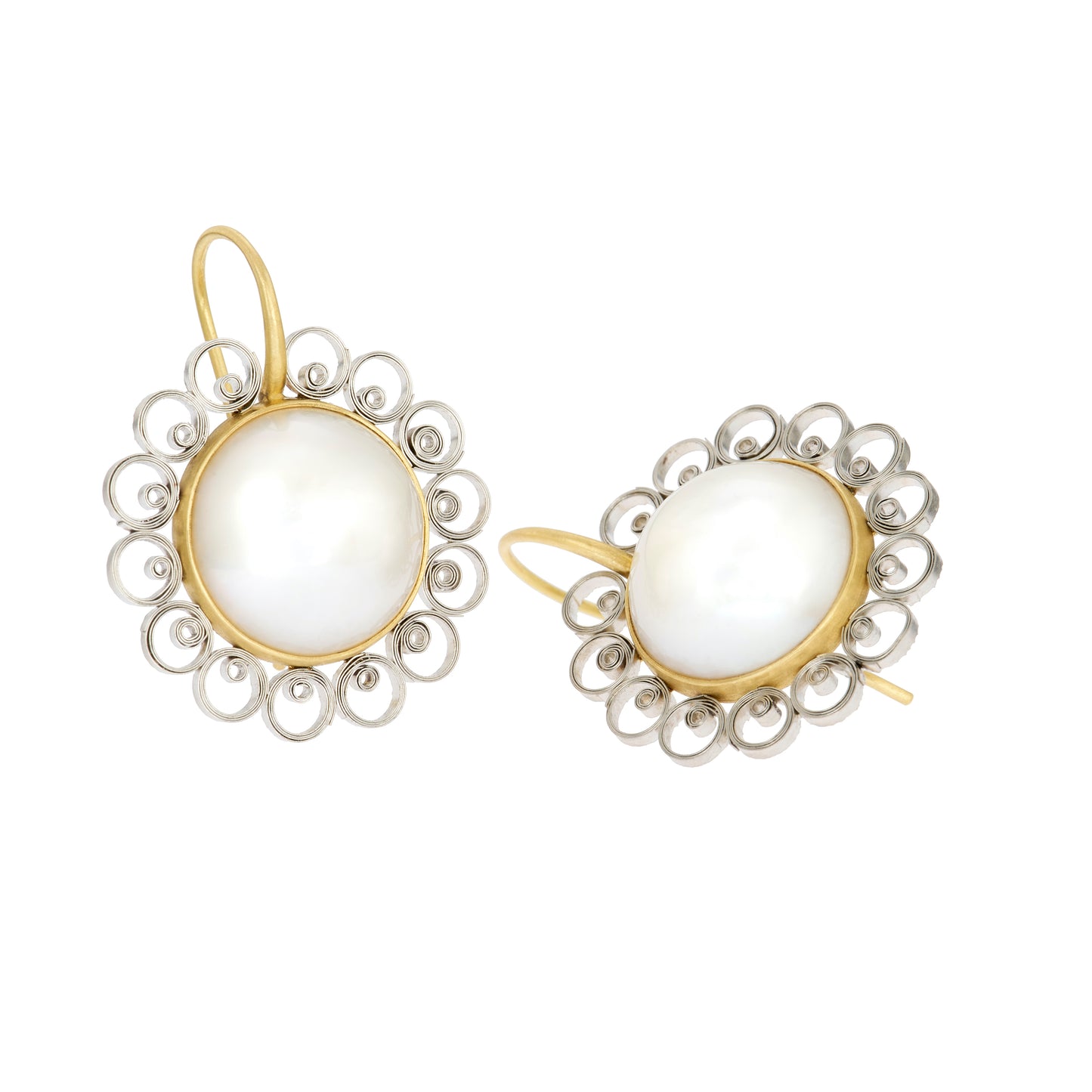Mabe Pearl Earrings