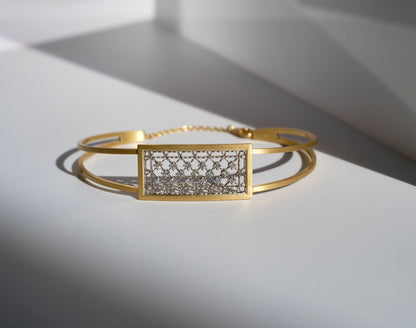 Square Cuff Bracelet