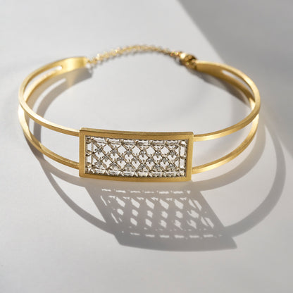 Square Cuff Bracelet