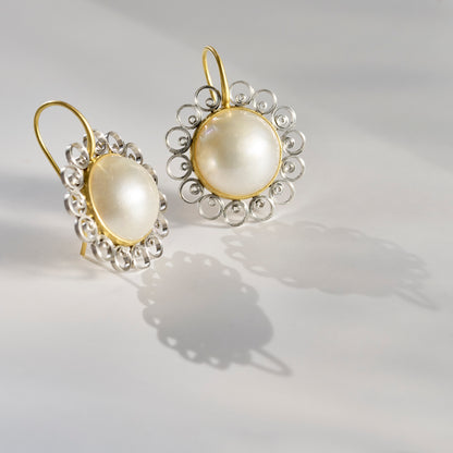 Mabe Pearl Earrings